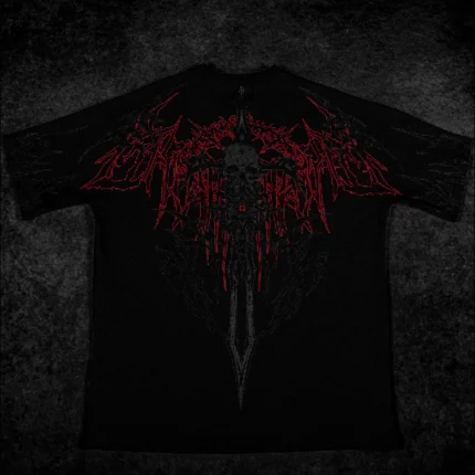 Breathe Divinity Bone Splitter Oversized T-shirt [NIGHTMARE]