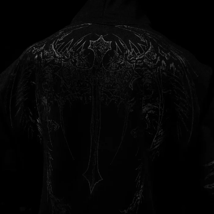 Dragon Soul Oversized Pullover Hoodie [DARKNESS]