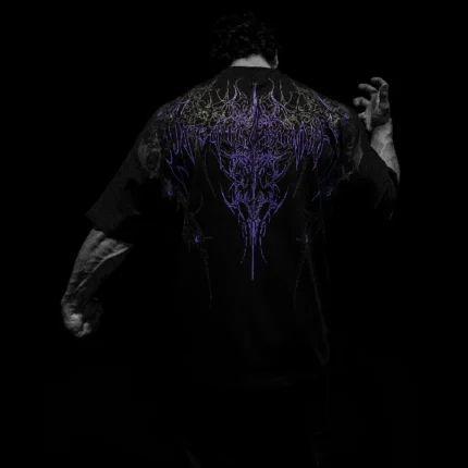 Bone Splitter Oversized T-shirt [MOONLIGHT BLUE]