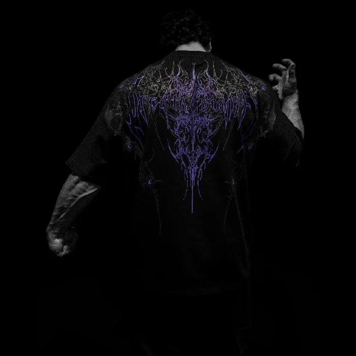 Bone Splitter Oversized T-shirt [MOONLIGHT BLUE]