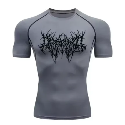 Breathe Divinity Hellfire Oversized T-Shirt [VOID Grey]