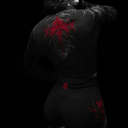 Breathe Divinity Void Tech™ Cathedral Shorts [BLACK/RED]