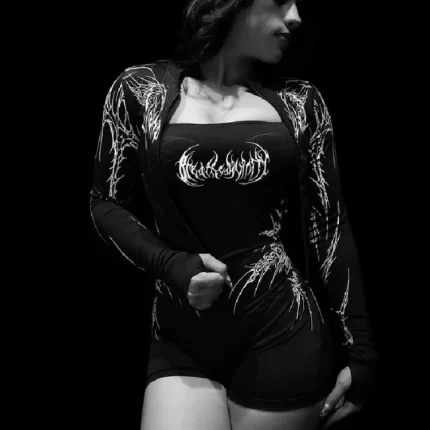 Breathe Divinity Void Tech™ Cathedral Shorts [BLACK/WHITE]