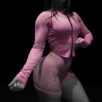 Breathe Divinity Void Tech™ Cathedral Shorts [PINK]