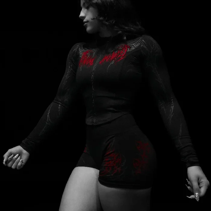 Breathe Divinity Void Tech™ Cathedral Shorts [RED/BLACK]