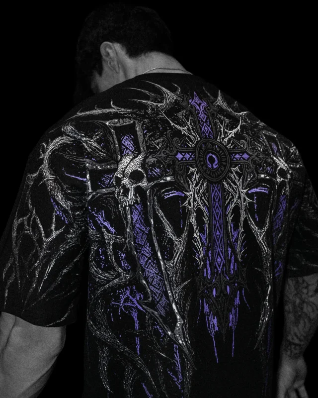 Breathedivinity Heaven's Gate Oversized T-shirt [DUSK]